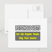 Psychologen...slimmer Briefkaart (Voorkant / Achterkant)