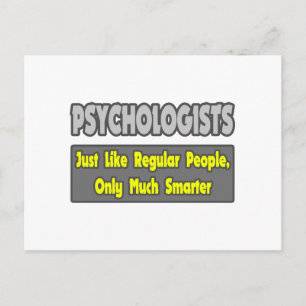 Psychologen...slimmer Briefkaart