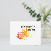 Psychologen zijn warme briefkaart (Staand voorkant)