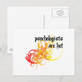 Psychologen zijn warme briefkaart (Voorkant / Achterkant)