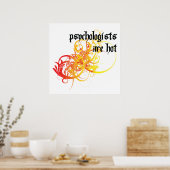 Psychologen zijn warme poster (Keuken)