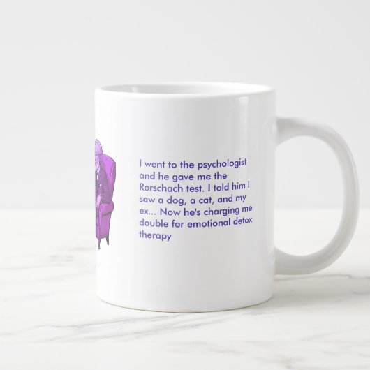 Psychological Humor Rorschach Test and Freud Brain Grote Koffiekop (Rechts)