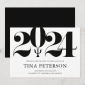 Psychologie Afstuderen Aankondiging (Voorkant / Achterkant)