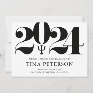 Psychologie Afstuderen Aankondiging