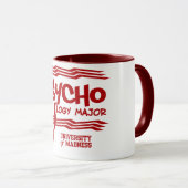 Psychologie Belangrijke mok - kies stijl en kleur (Voorkant rechts)