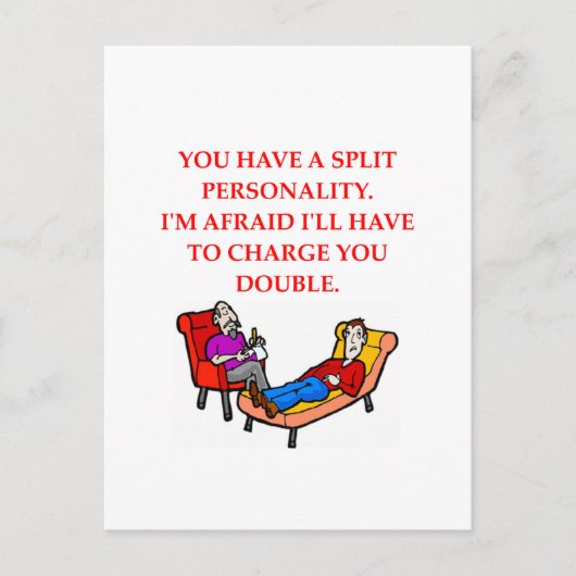 psychologie briefkaart (Voorkant)