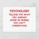 psychologie briefkaart (Voorkant)