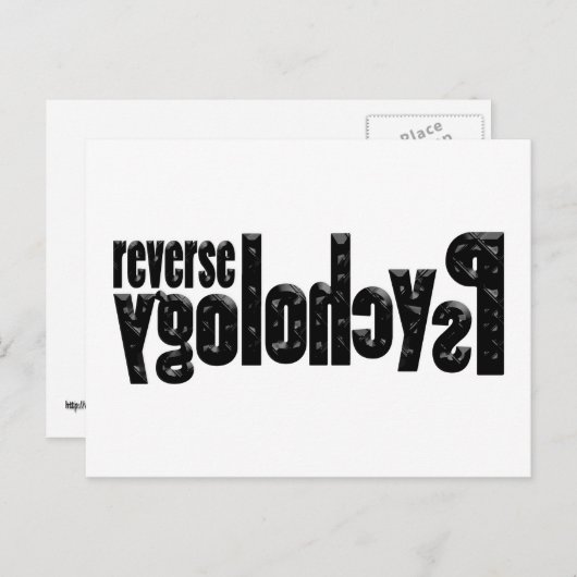 Psychologie Briefkaart (Voorkant / Achterkant)