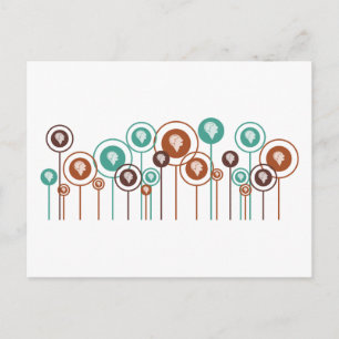 Psychologie Daisies Briefkaart