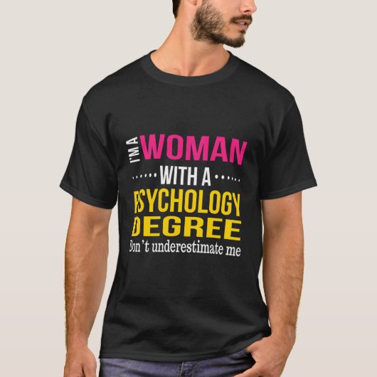 Psychologie diploma groot Afstuderen 2023 psycholo T-shirt (Voorkant)