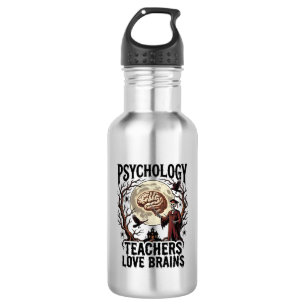 Psychologie Docent Halloween Hersen Liefhebber Got Waterfles