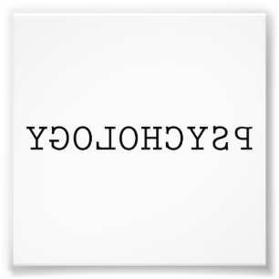 Psychologie Foto Afdruk