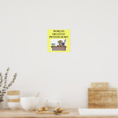 psychologie grappenmaakje poster (Keuken)