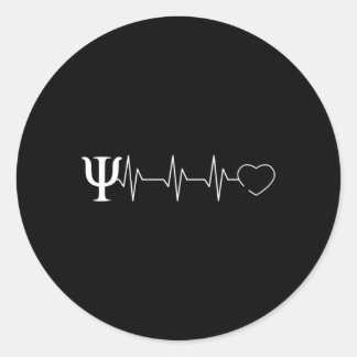 Psychologie Hebeat School Psycholoog Ronde Sticker