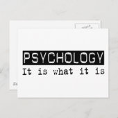 Psychologie Het is Briefkaart (Voorkant / Achterkant)