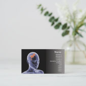 Psychologie - het reptielenbrein visitekaartje (Staand voorkant)