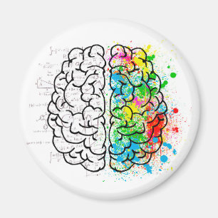 psychologie in het brein magneet