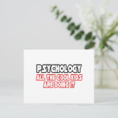 Psychologie ...Koel Kinderen Briefkaart (Staand voorkant)