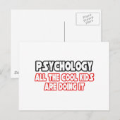 Psychologie ...Koel Kinderen Briefkaart (Voorkant / Achterkant)
