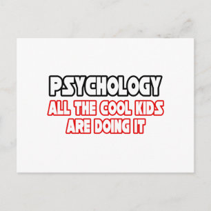 Psychologie ...Koel Kinderen Briefkaart