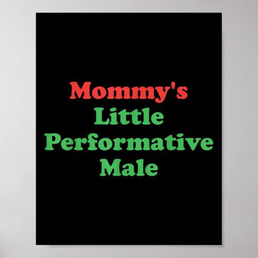 Psychologie, Mama, Mama's kleine, performatieve ma Poster (Voorkant)