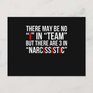 Psychologie Narcissist Personality Disorder Briefkaart