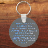 Psychologie: onderzoek naar paranoïde mensen sleutelhanger (Voorkant)