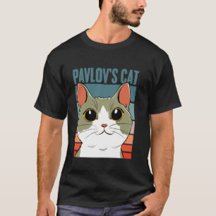 Psychologie Pavlovs Kat Kitten Grappige Kat Liefhe T-shirt