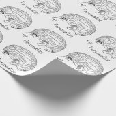 Psychologie  phrenology psychiatrie brain cadeaupapier (Hoek)