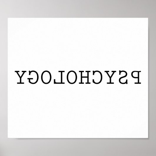Psychologie Poster (Voorkant)