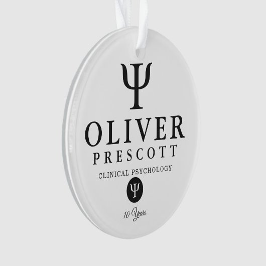 Psychologie Professional Afstuderen | Pensionering Ornament (voorkant)