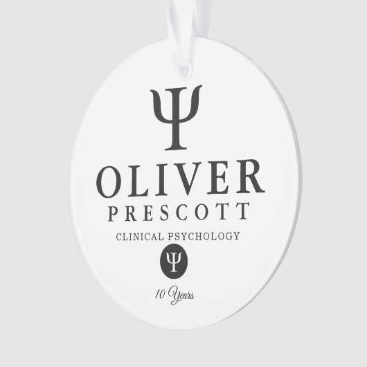 Psychologie Professional Afstuderen | Pensionering Ornament (voorkant)