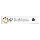 Psychologie Professioneel, aangepast SI-symbool Naambordje (Voorkant)