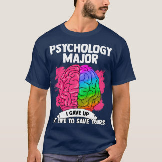 Psychologie Psycholoog Therapist Gift Psyche 14 T-shirt