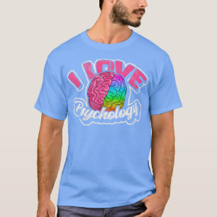 Psychologie Psycholoog Therapist I Love Psyche 2 T-shirt