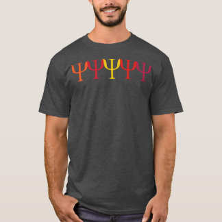 Psychologie retro psi t-shirt