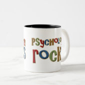Psychologie Rocks Tweekleurige Koffiemok (Voorkant rechts)
