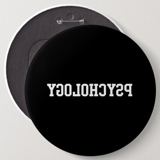 Psychologie Ronde Button 6,0 Cm (Voorkant /achterkant)