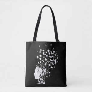 Psychologie Rorschach Card Mind Inkblot test Tote Bag
