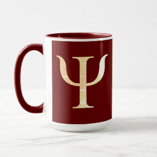 Psychologie Science Symbol Maroon Red Mok