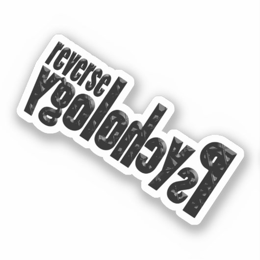 Psychologie Sticker (Voorkant)