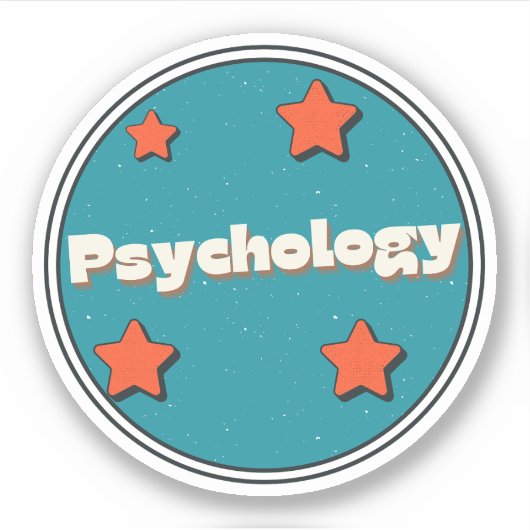 Psychologie Sticker (Voorkant)