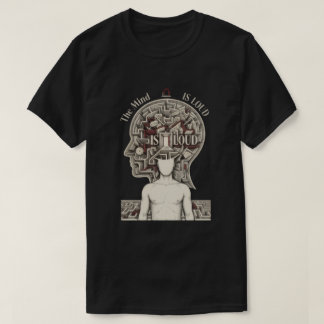 Psychologie Streetwear | Grafische Donkere Geest D T-shirt