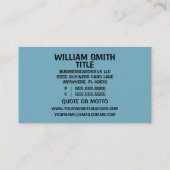 Psychologie stukjes visitekaartje (Achterkant)