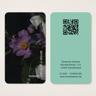 Psychologie Surreal Doolhof Geest Therapie QR Code Visitekaartje