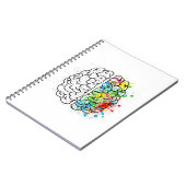 psychologie van brein notitieboek (Linkerzijde)