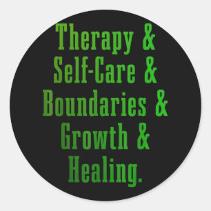 Psychologie van Mental Health Awareness Month S Th Ronde Sticker