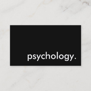 psychologie. visitekaartje