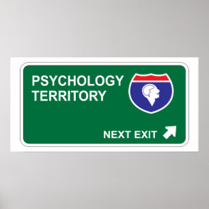 Psychologie Volgende uitgang Poster