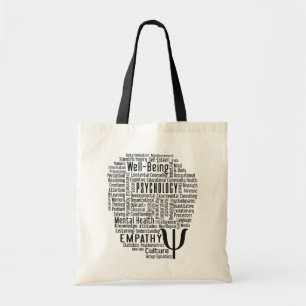 PSYCHOLOGIE Word Cloud bags Tote Bag
